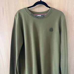 Moncler Khaki Logo Sweatshirt